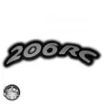 استیکر لاستیک206rc