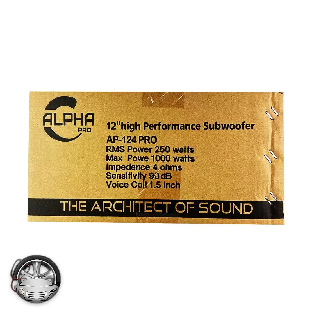 ساب ۱۲ اینچ تک کوئل آلفا پرو 124